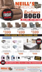 Neill's Homestore BOGO full page ad